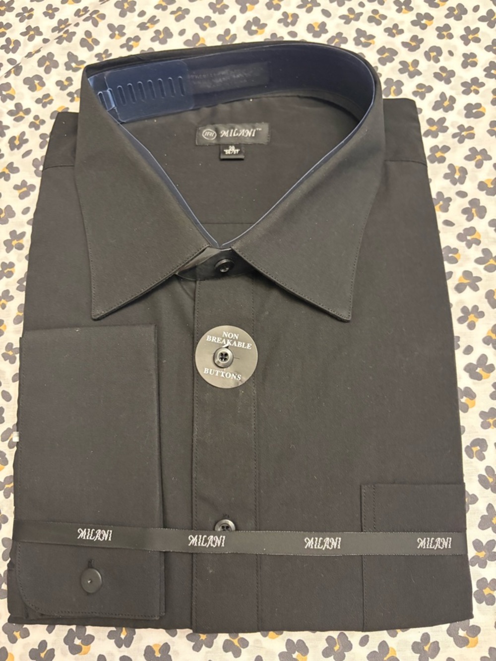 Bundle 3 for $25. NWT Milani Men's Dress Shirt with Inner Collar. Neck 20.